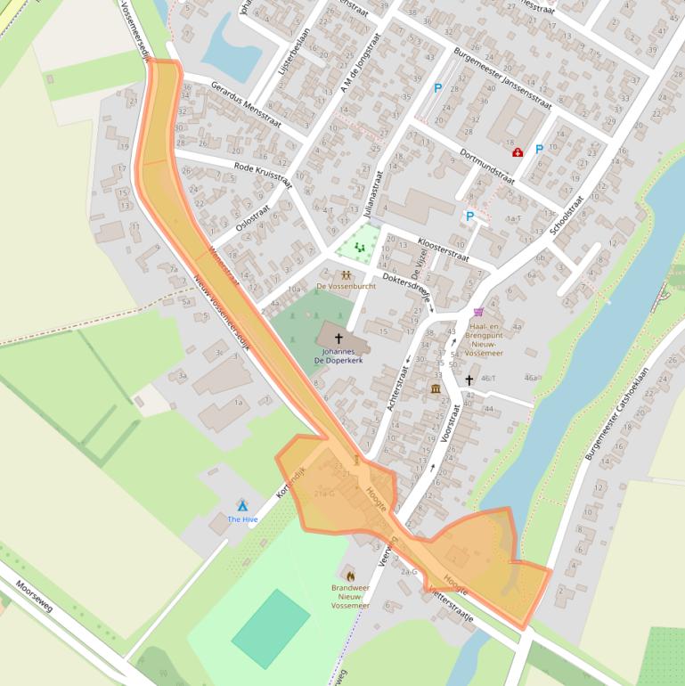 Kaart van postcodegebied 4681AB.