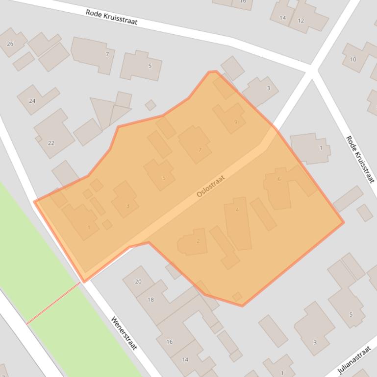 Kaart van postcodegebied 4681AN.