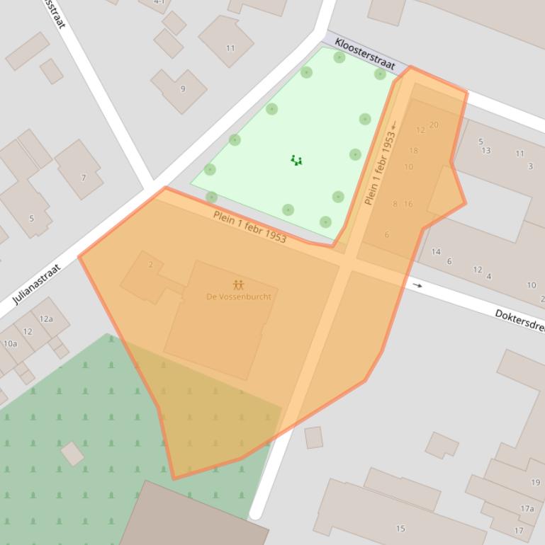 Kaart van postcodegebied 4681AS.