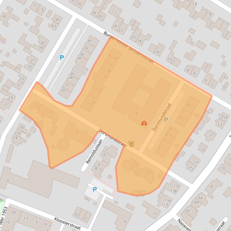 Kaart van postcodegebied 4681AV.