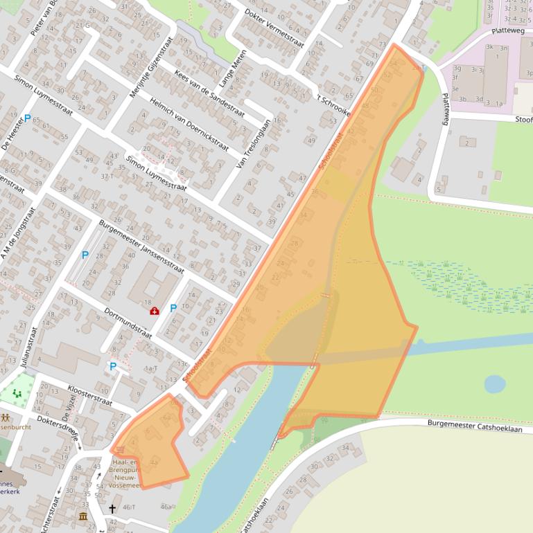 Kaart van postcodegebied 4681BK.