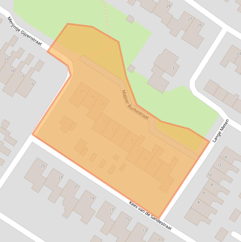 Kaart van postcodegebied 4681CG.