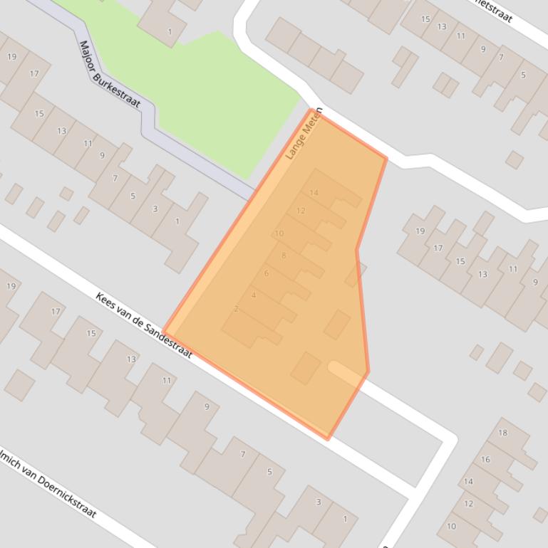 Kaart van postcodegebied 4681CH.