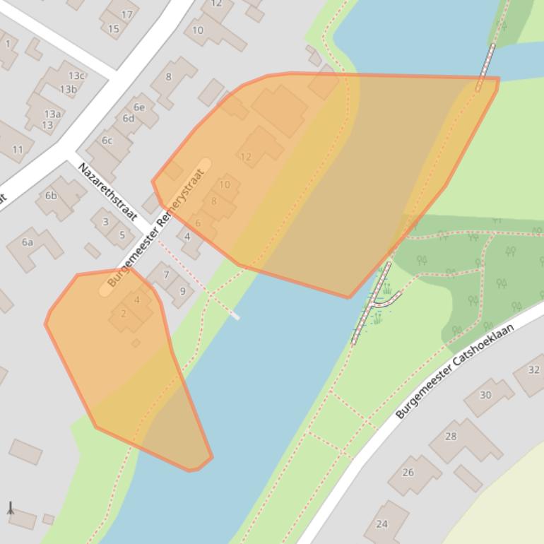 Kaart van postcodegebied 4681DB.