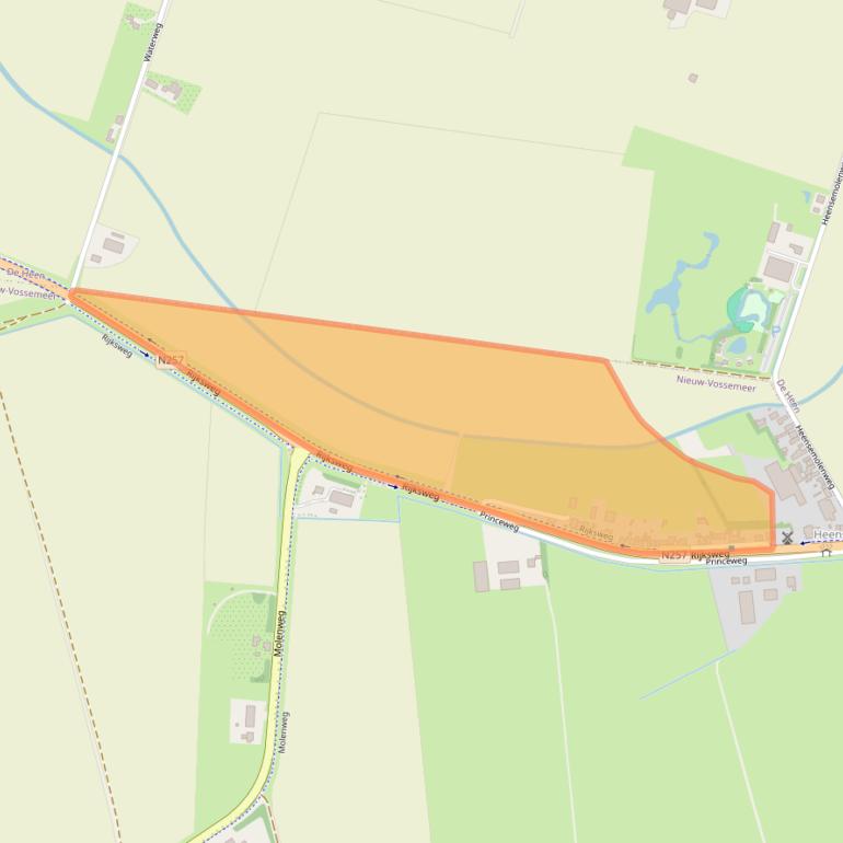 Kaart van postcodegebied 4681RB.