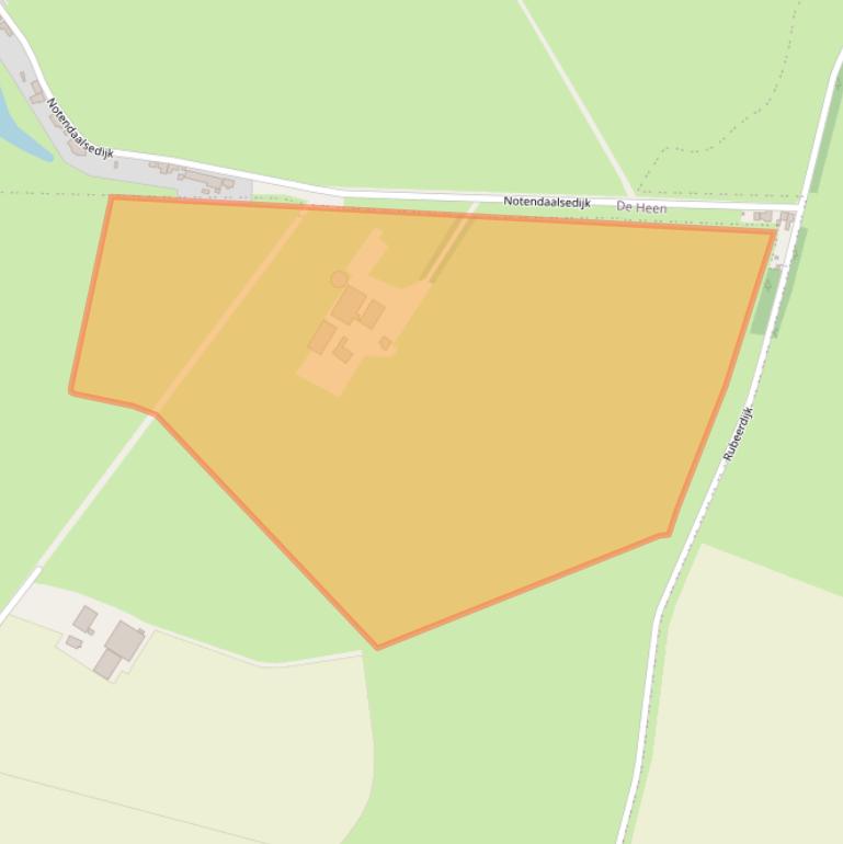 Kaart van postcodegebied 4681RZ.