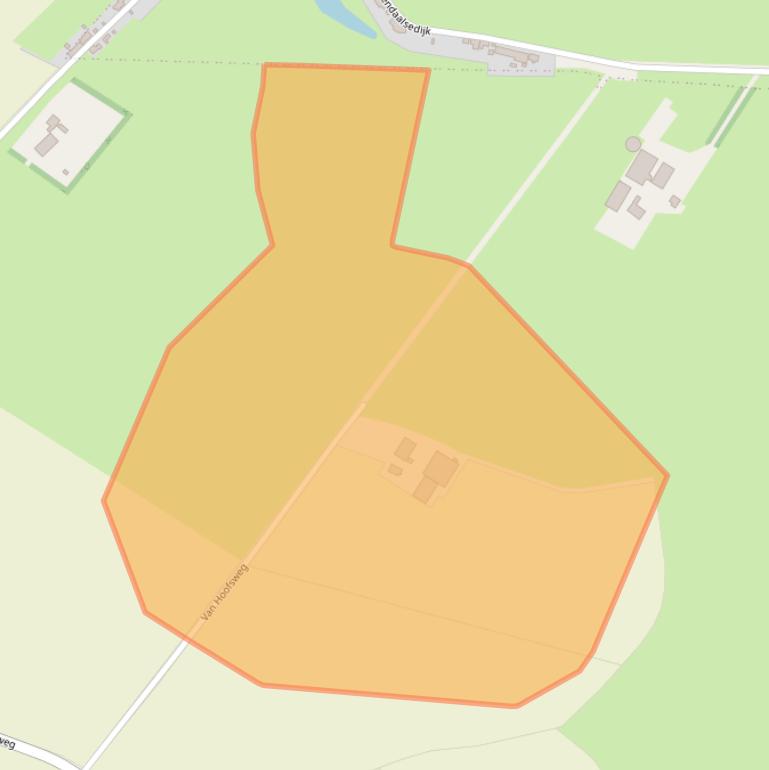 Kaart van postcodegebied 4681SJ.