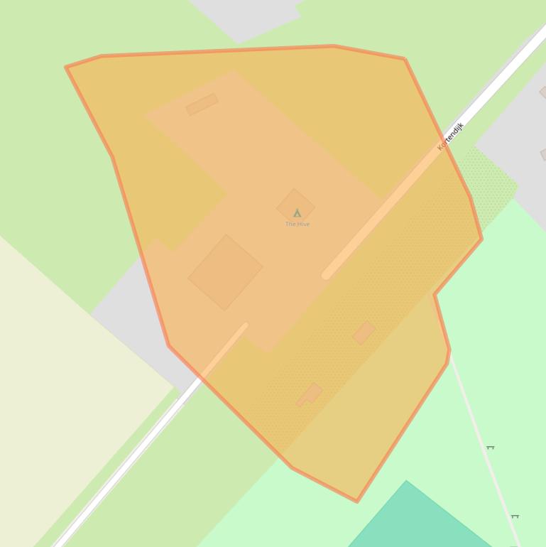 Kaart van postcodegebied 4681SR.