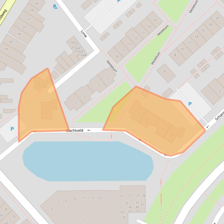 Kaart van postcodegebied 4691AG.