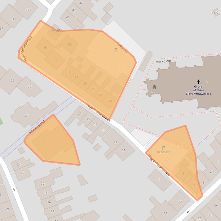 Kaart van postcodegebied 4691BP.