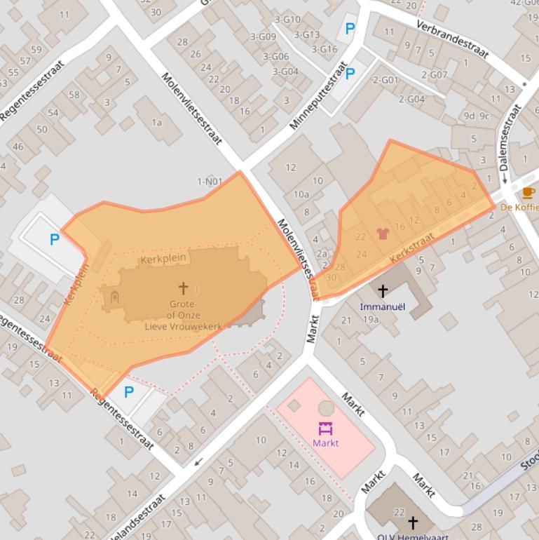 Kaart van postcodegebied 4691CE.