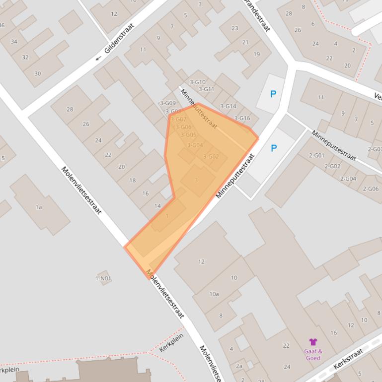 Kaart van postcodegebied 4691CG.