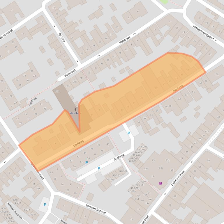 Kaart van postcodegebied 4691CS.