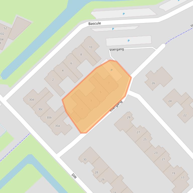 Kaart van postcodegebied 4691DP.