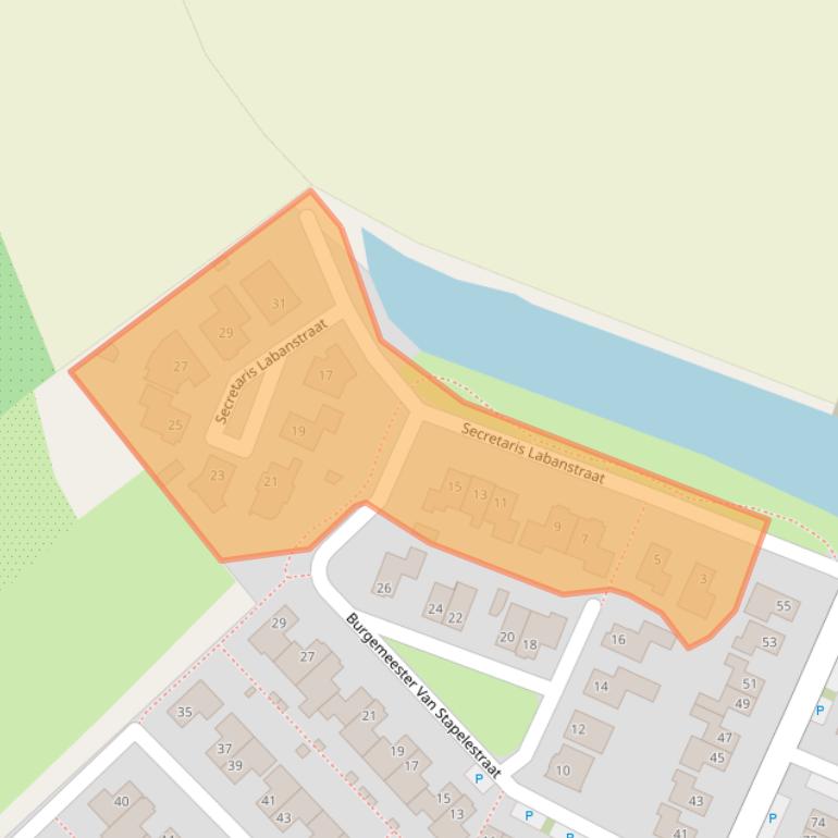 Kaart van postcodegebied 4691DR.