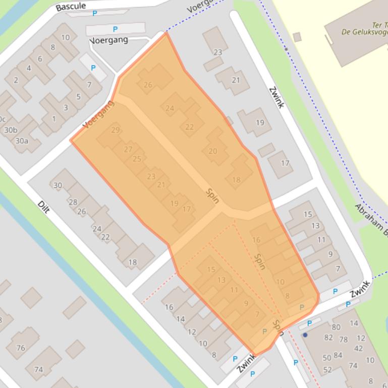 Kaart van postcodegebied 4691DV.