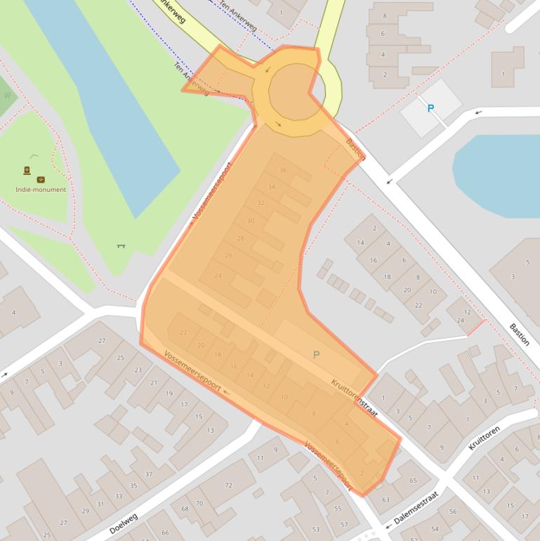 Kaart van postcodegebied 4691EM.