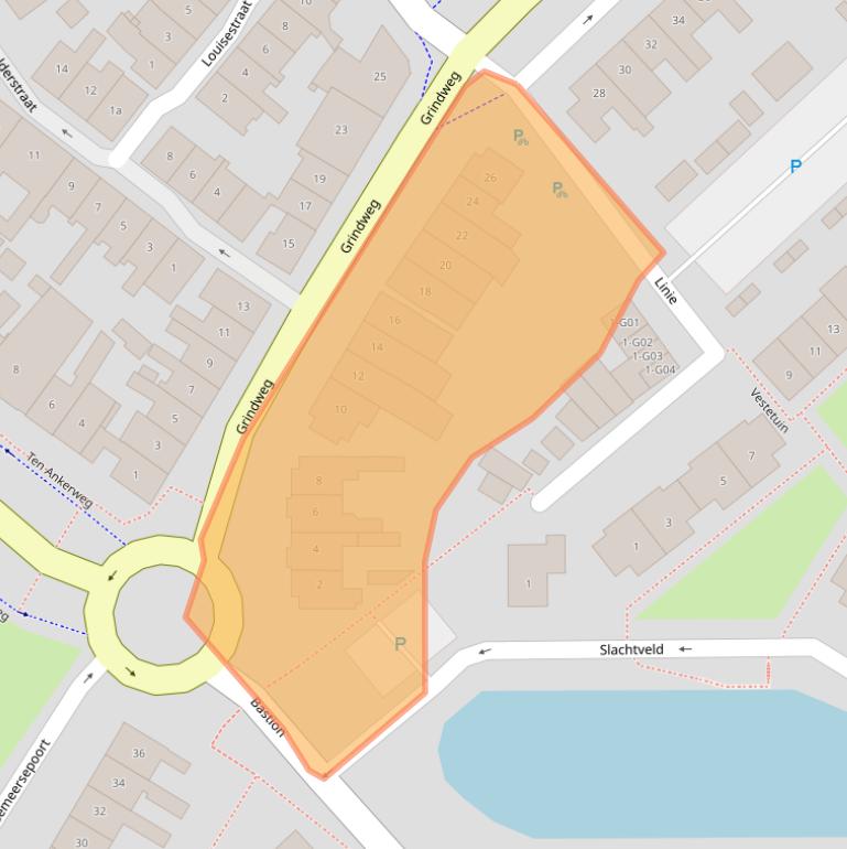 Kaart van postcodegebied 4691ET.