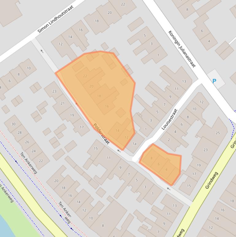 Kaart van postcodegebied 4691EX.