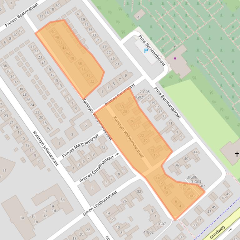 Kaart van postcodegebied 4691GG.