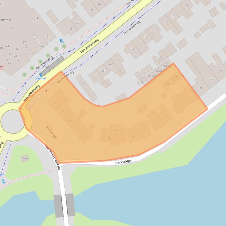 Kaart van postcodegebied 4691GT.