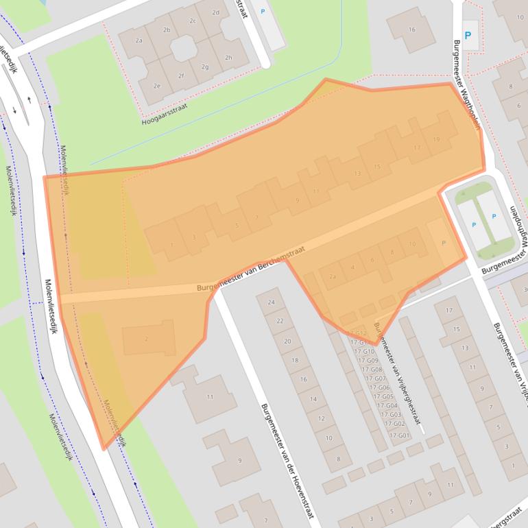 Kaart van postcodegebied 4691JL.