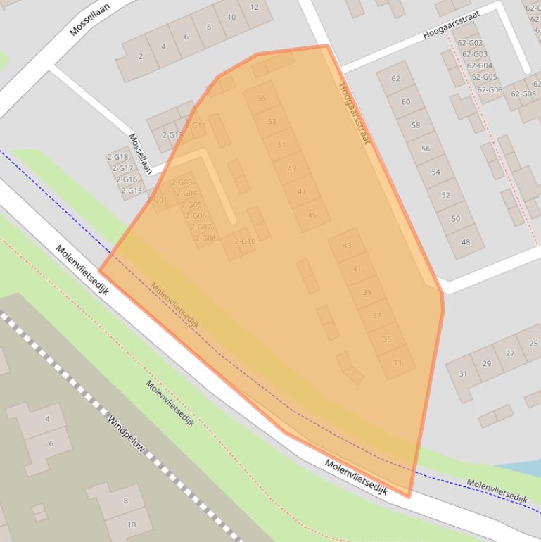 Kaart van postcodegebied 4691KB.