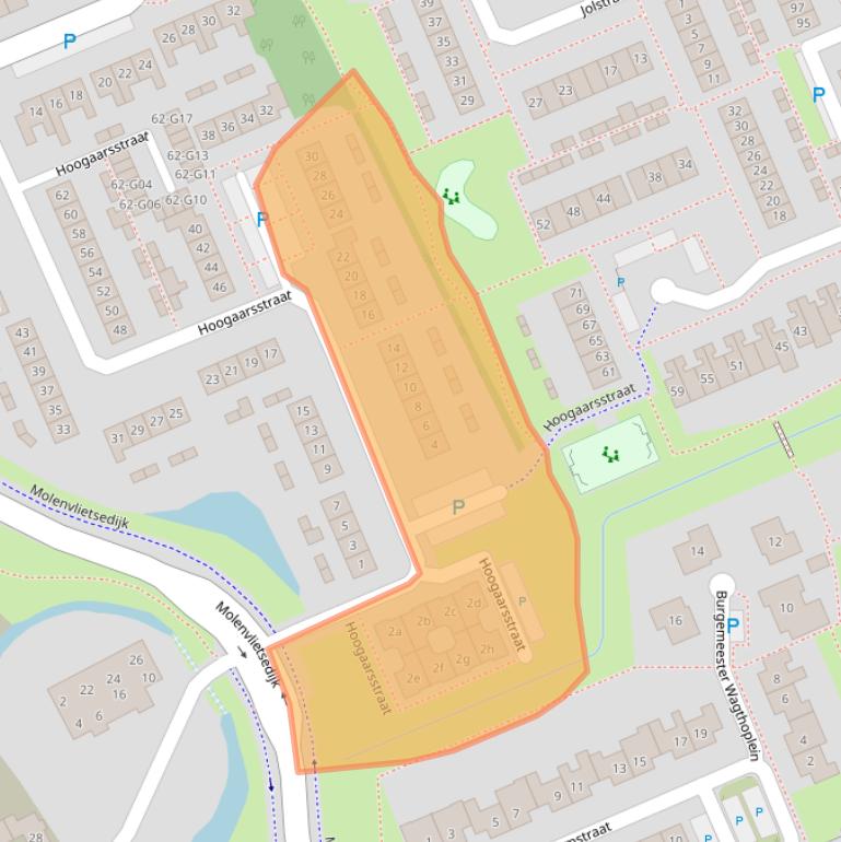 Kaart van postcodegebied 4691KC.