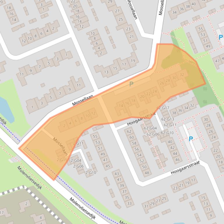Kaart van postcodegebied 4691KG.