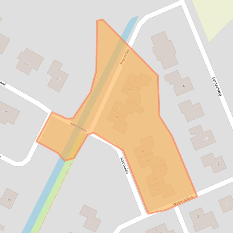 Kaart van postcodegebied 4691LP.