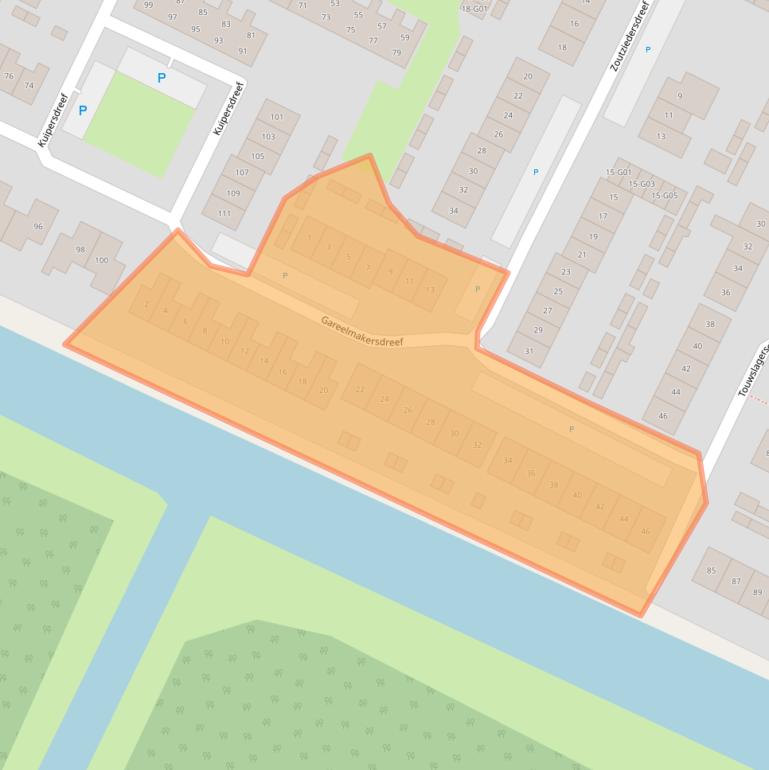 Kaart van postcodegebied 4691LR.