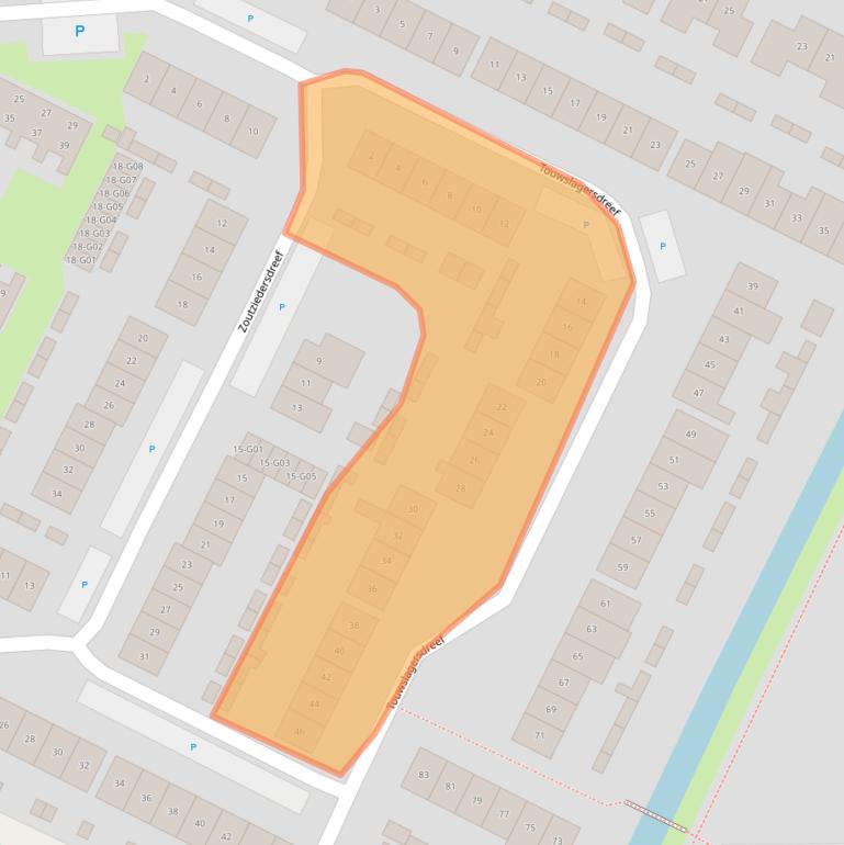 Kaart van postcodegebied 4691LV.