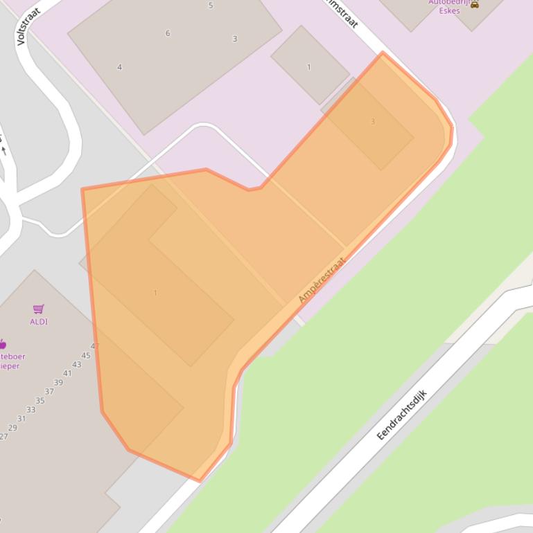 Kaart van postcodegebied 4691RG.