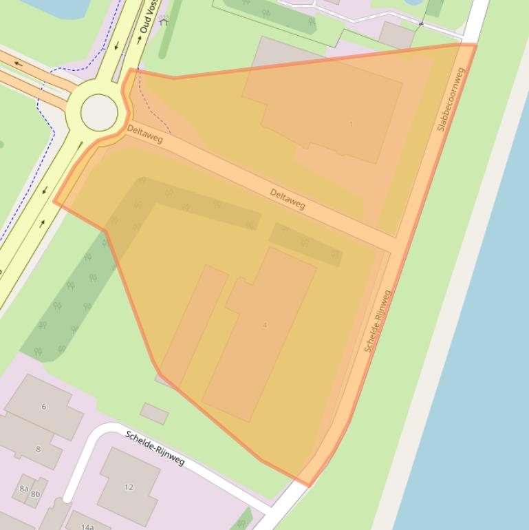 Kaart van postcodegebied 4691RX.