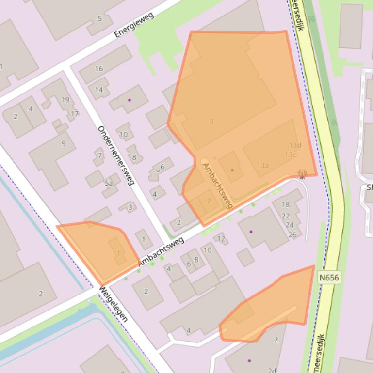 Kaart van postcodegebied 4691SB.