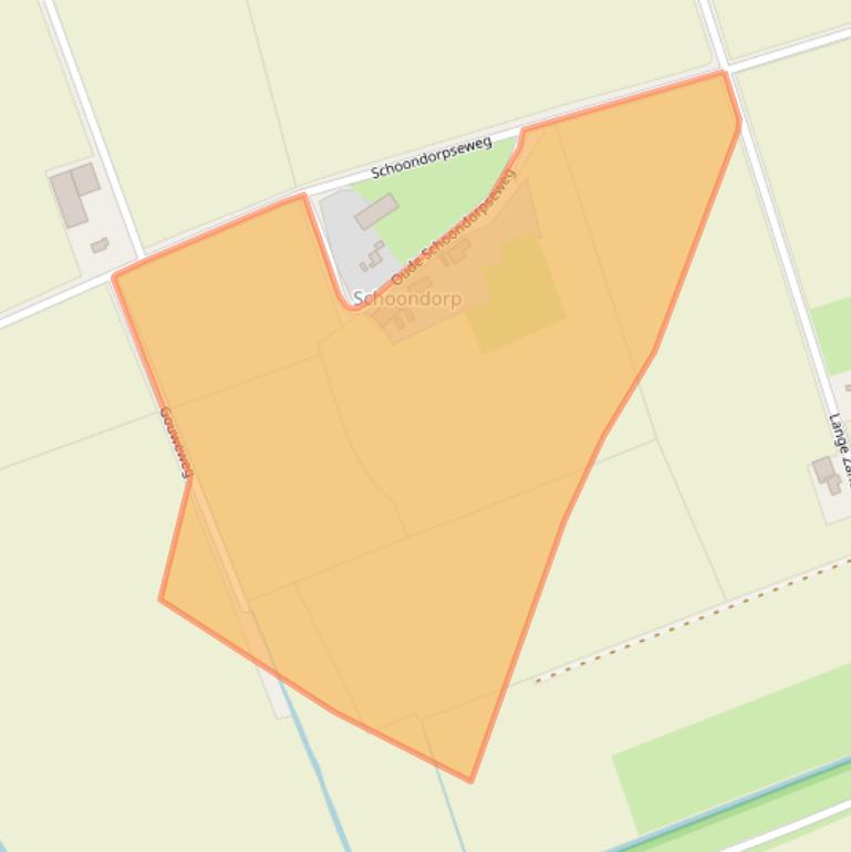 Kaart van postcodegebied 4693PC.