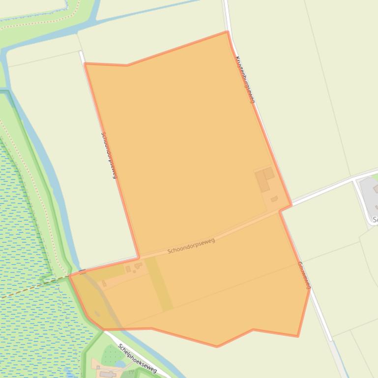 Kaart van postcodegebied 4693PL.