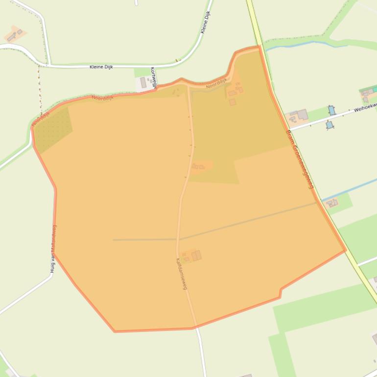 Kaart van postcodegebied 4693PV.