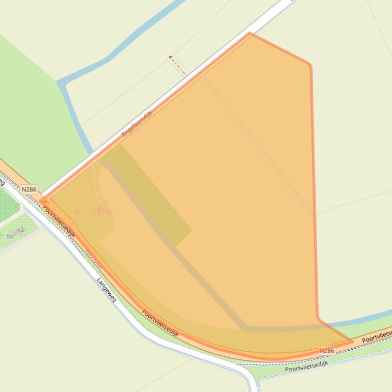 Kaart van postcodegebied 4693RL.