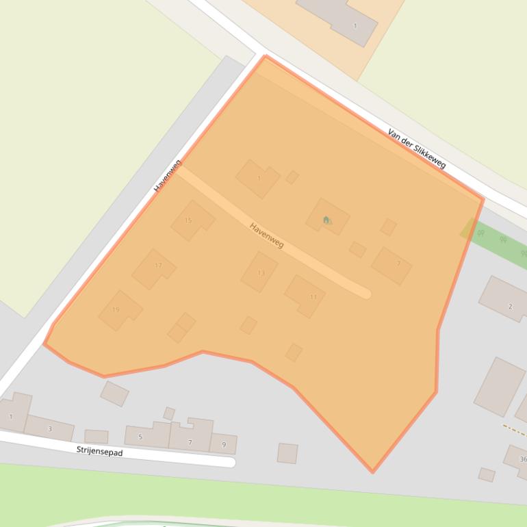 Kaart van postcodegebied 4693RZ.