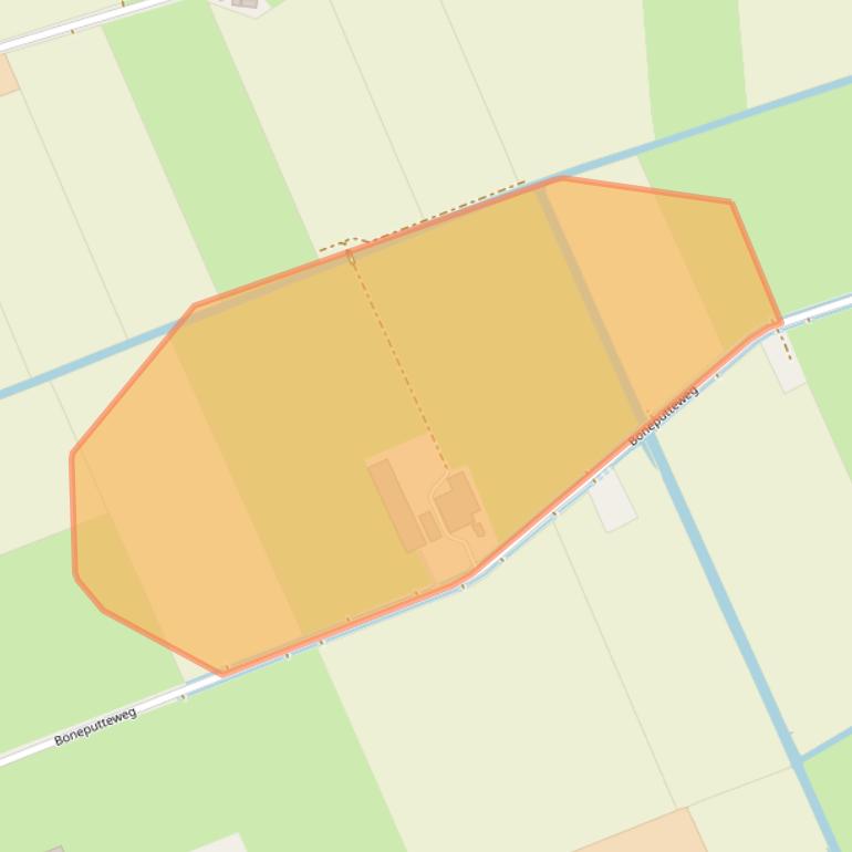 Kaart van postcodegebied 4693SG.