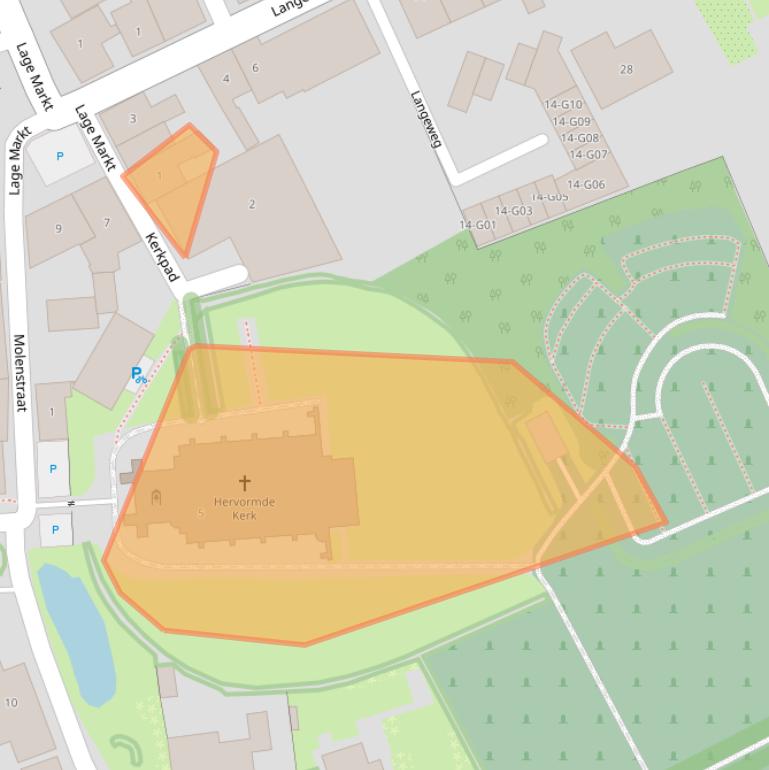 Kaart van postcodegebied 4694BH.