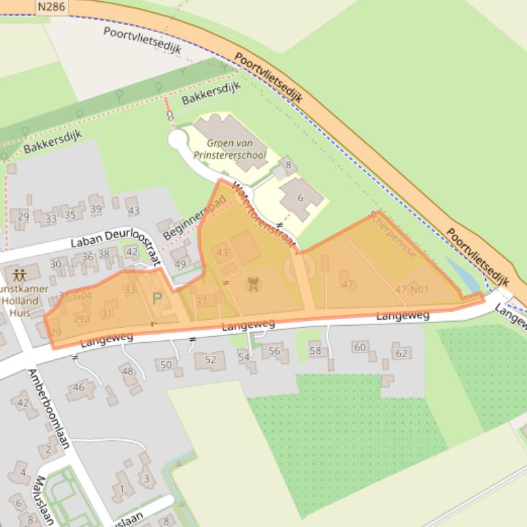 Kaart van postcodegebied 4694BL.