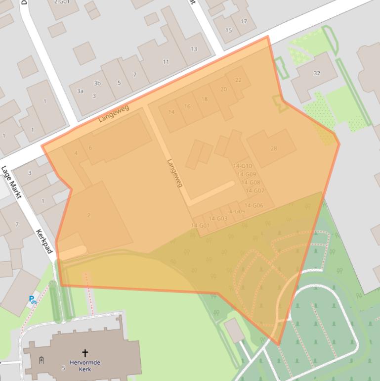 Kaart van postcodegebied 4694BM.