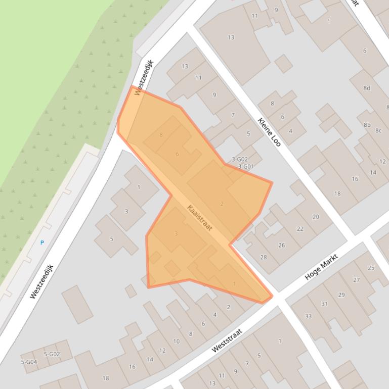 Kaart van postcodegebied 4694CM.