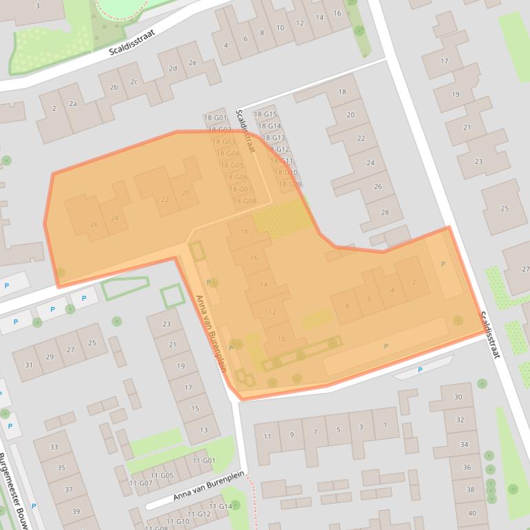 Kaart van postcodegebied 4694EK.