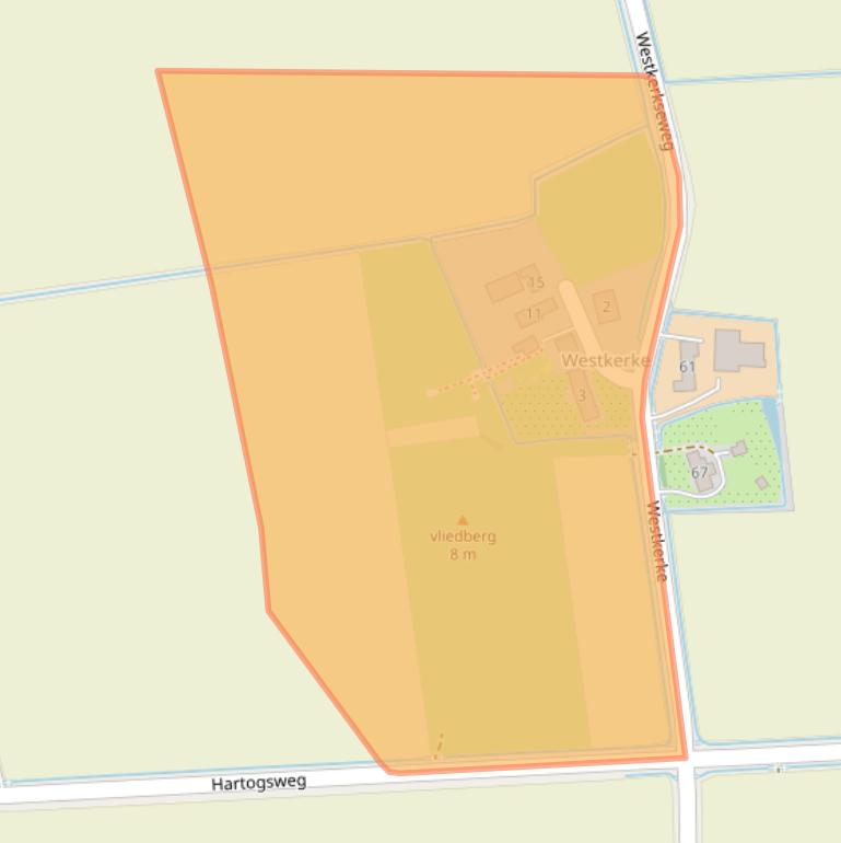 Kaart van postcodegebied 4694PD.