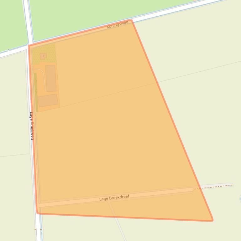 Kaart van postcodegebied 4694PL.