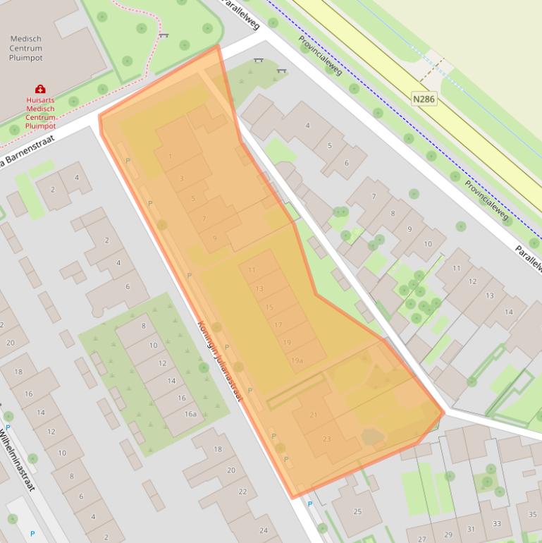 Kaart van postcodegebied 4695BG.