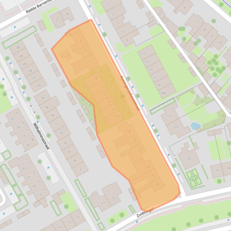 Kaart van postcodegebied 4695BH.